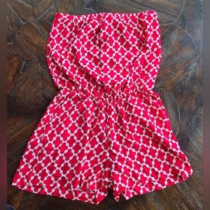 Pull-on Strapless Romper NWT